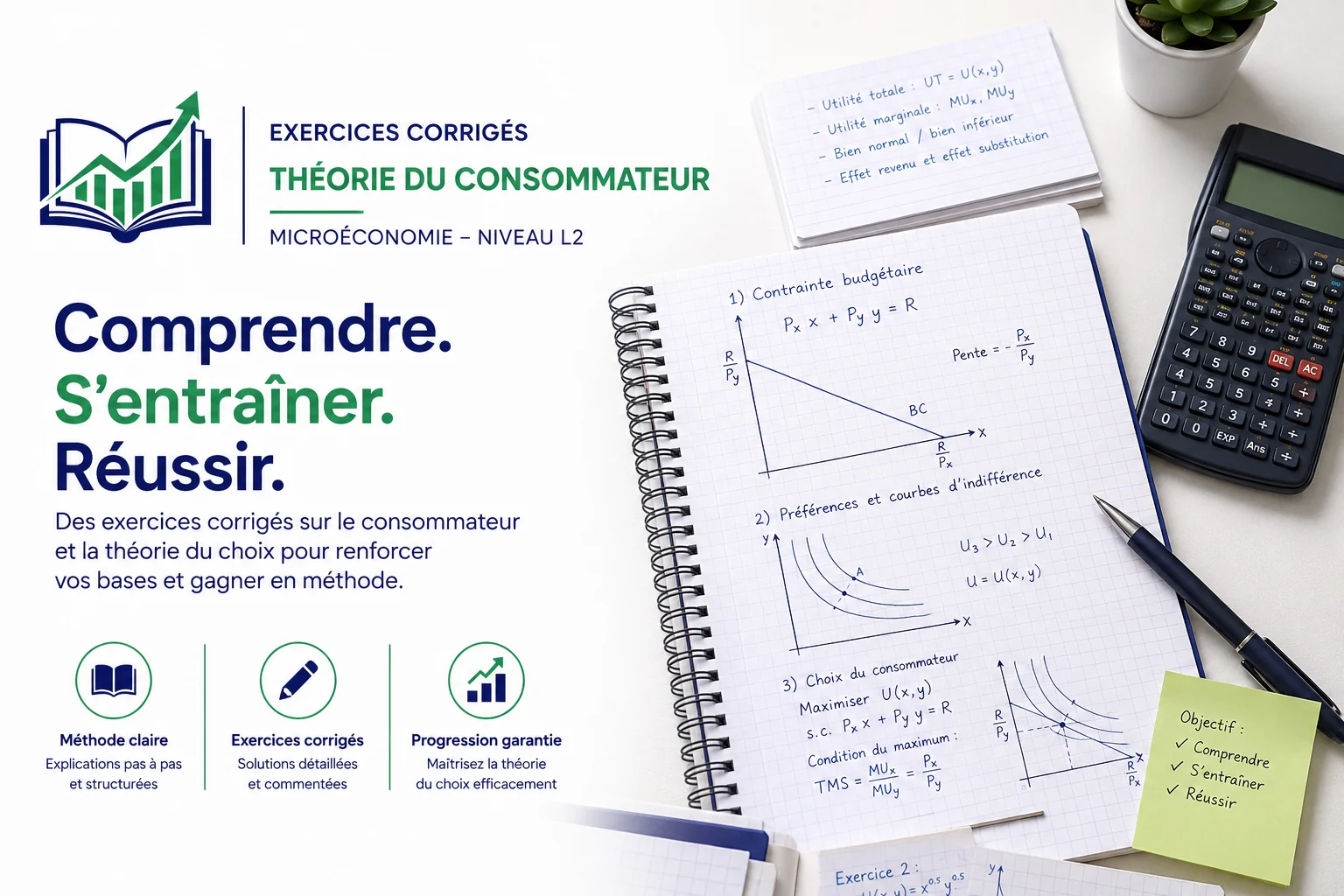 Microéconomie : TD et exercices corrigés avec graphiques d'offre et de demande, résolution de problèmes PDF.