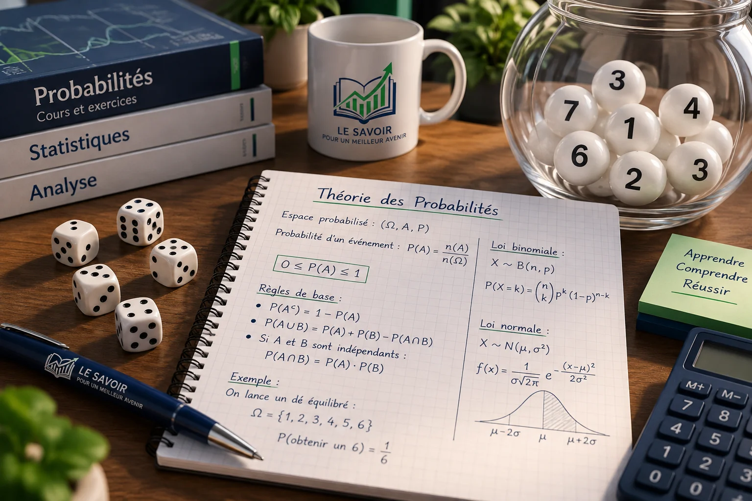 Cours de probabilité EconMastery : apprentissage et révision des concepts clés.